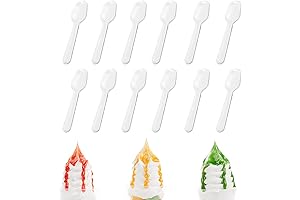 Mini Sample Spoons - Perfect for Tasting Appetizers, Desserts, and More