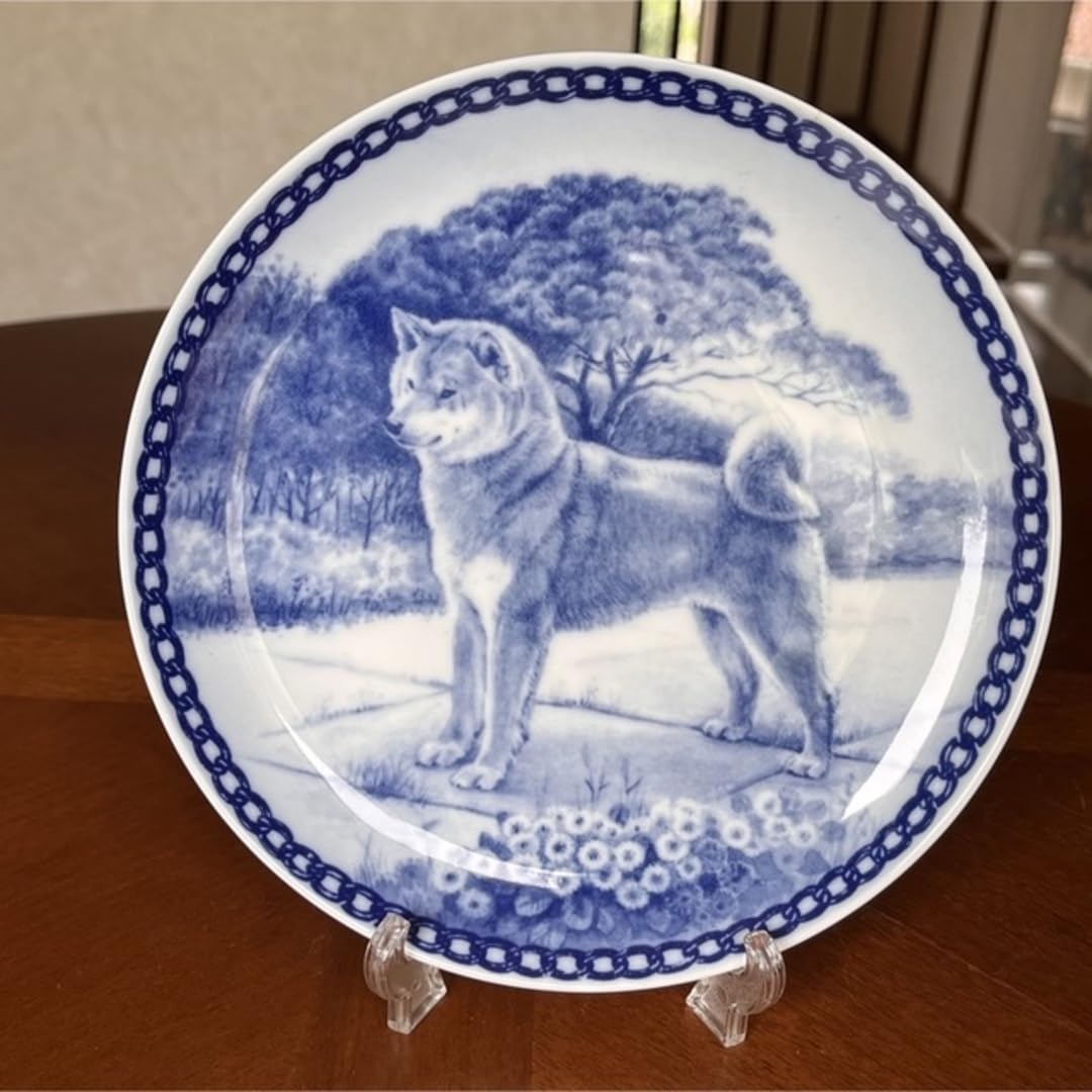 【未使用美品】デンマーク製　横浜タカラダ★柴犬★絵皿 Amazon | 横浜タカラダ柴犬 絵皿 デンマーク製 老舗TAKARADA