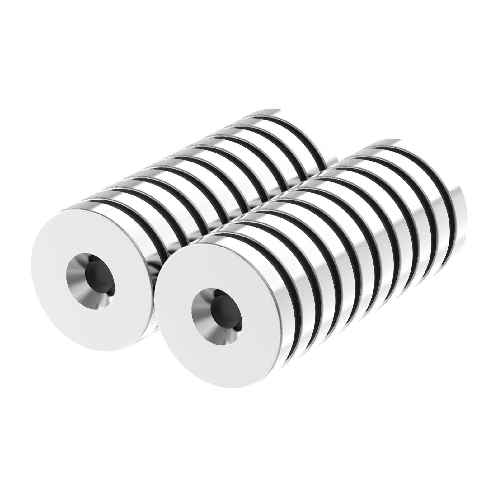 N52-3/4 D x 1/8" H - 20 Pack, Strong Neodymium Disc Magnet, Powerful Rare Earth Craft Magnets, Round Fridge Magnets, Refrigerator Magnet for Whiteboard, Locker, DIY Building Scientific — Amazon image 8