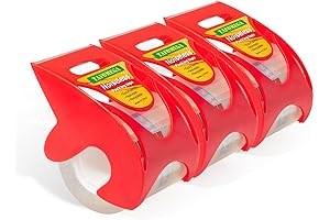 Shipping Supplies for Small Business Kit: Packing Tape with Dispenser, Clear Noiseless...