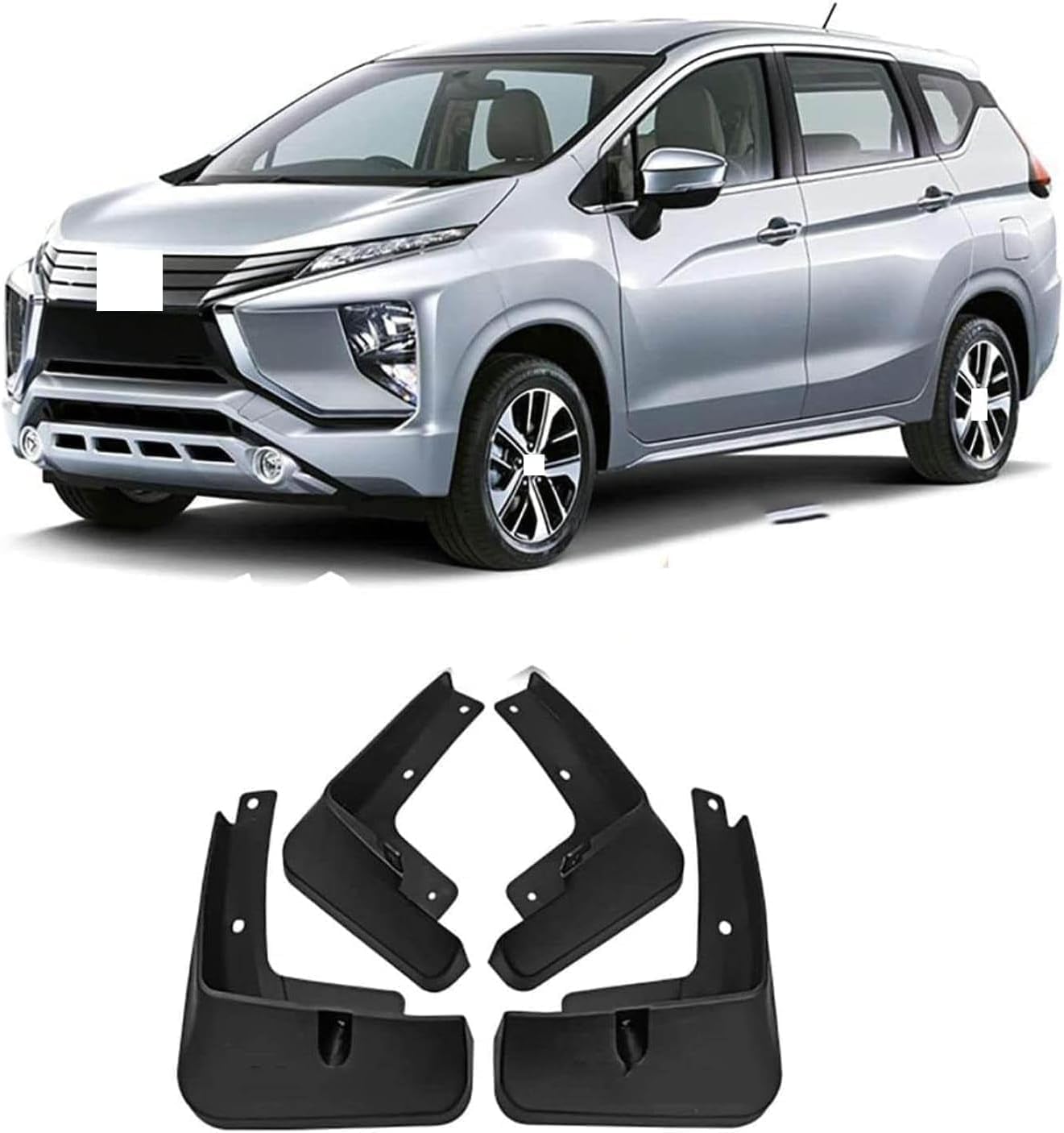 ZanLIn Car mudguard suitable for Mitsubishi xpander 2017-2020, Mud Flaps Splash Guards Replacement Decorative Mudguard Wheel Baffle Protection