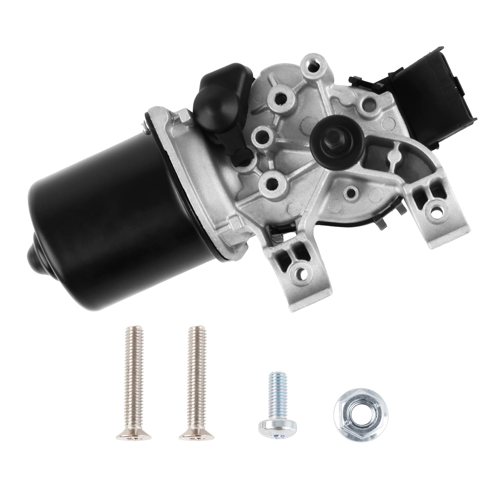 DOCAS Motor de limpiaparabrisas delantero 7701061590 8200268931 compatible con Renault Clio III BR0/1 Clio III Grandtour KR0/1 CLIO III Kasten SB 2005-2014