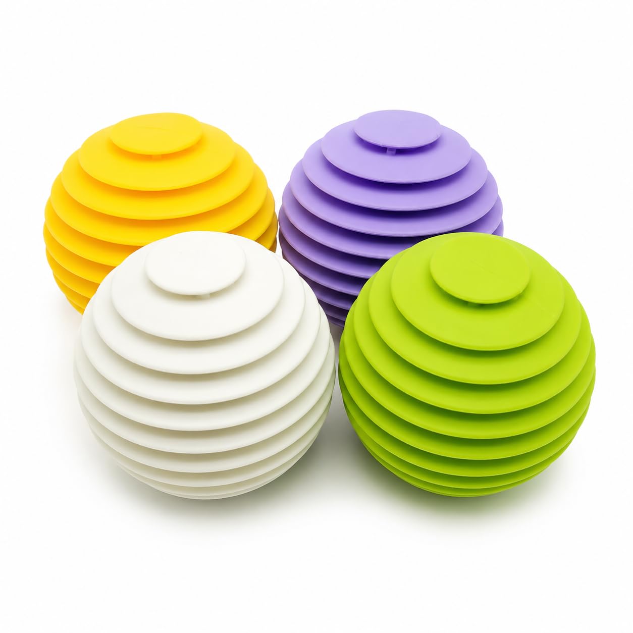 Silicone Laundry Balls For Washing Machine|Reusable,Tangle-Free,Clothes Softener,Fur,Durt And Lint Remover For Washing Machine|For Front Load Top Load&Semi-Automatic Dryer,Multicolor,4 Pcs-image-38