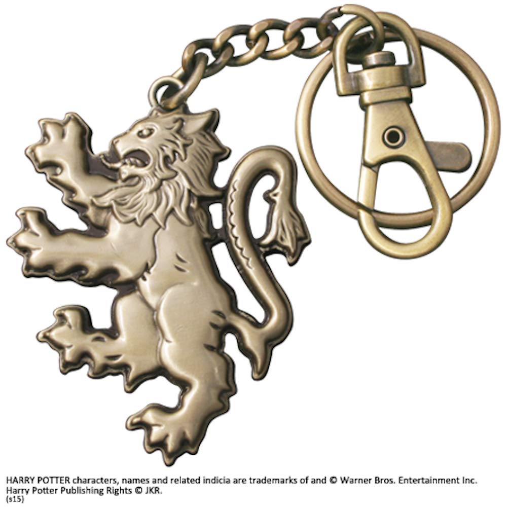 The Noble Collection Gryffindor Crest Die Cast Metal Keychain - Keyring