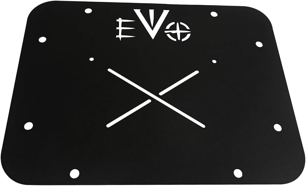Wrangler Spare Tire Delete Plug Steel EVO Tailgate Vent Plate Cover for Jeep Wrangler JK & JKU Unlimited 2007-2018