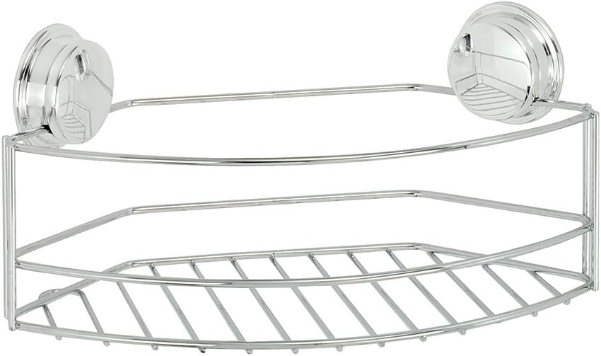 Better Living Products 13811 Twist N Lock Plus Basket for Bathroom, Large