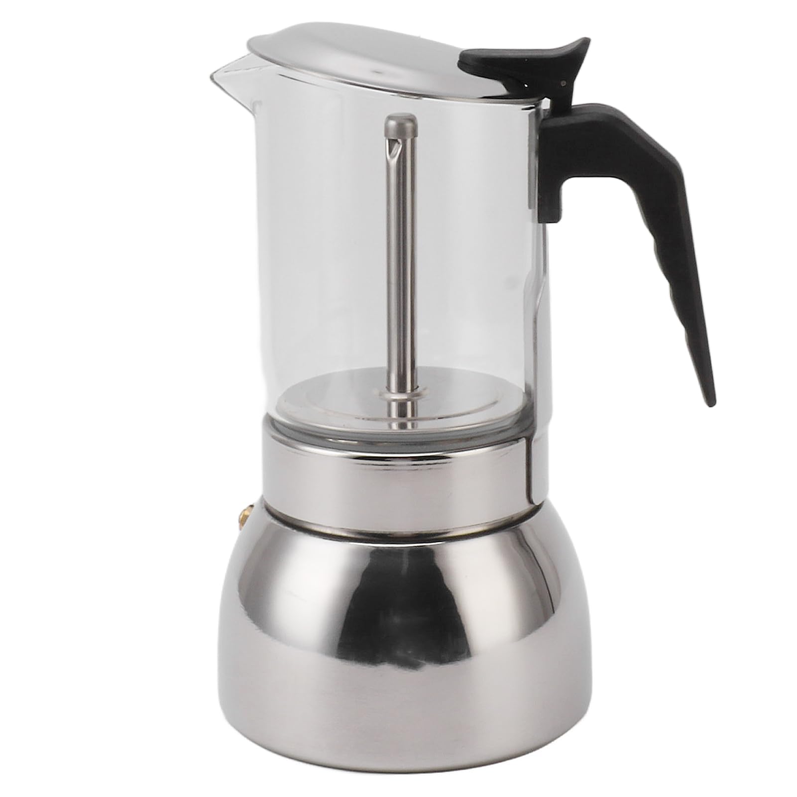 POENVFPO Caffettiera in Acciaio Inossidabile, Resistente Alle Alte (450ML)