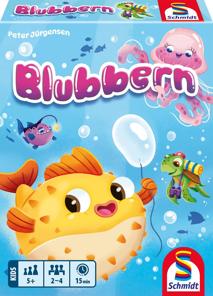 Schmidt Spiele 75062 Blubbern, Children's Card Game