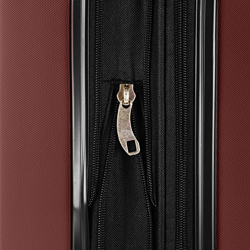 Elite Luggage Expandable Hardside Spinner Luggage, Burgundy, Carry-On 21-Inch #TOP3