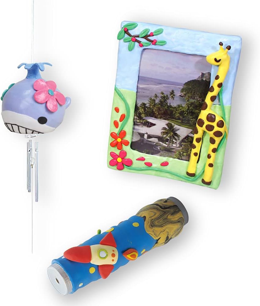 Kクレイ LL 工作セット(低学年向け) /工作キット 子供会 イベント 小学校 夏休み 宿題 自由工作 自由研究 小学生 低学年 高学年 高齢者