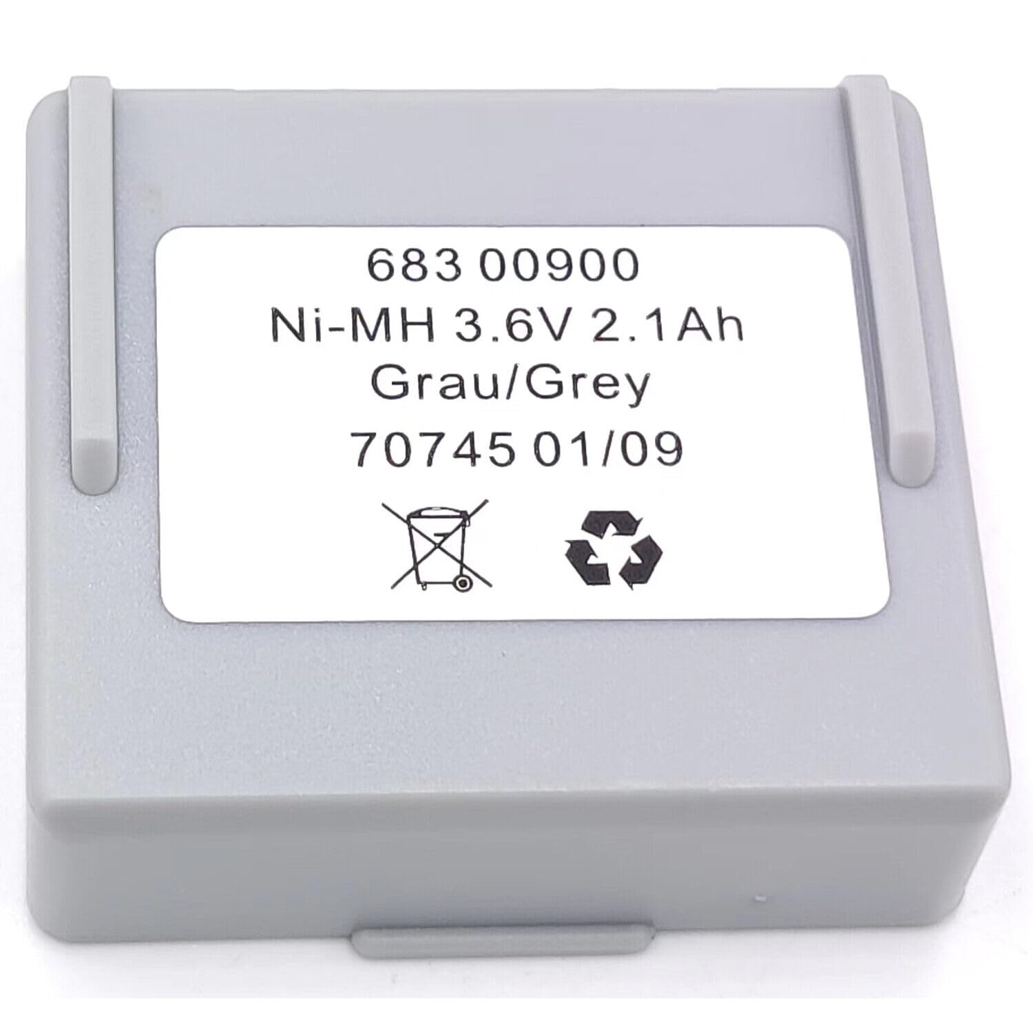 Batería de repuesto NI-MH compatible con 68300900 683 00900 Remote Control 68301000 Series 3,6 V, 2,1 Ah