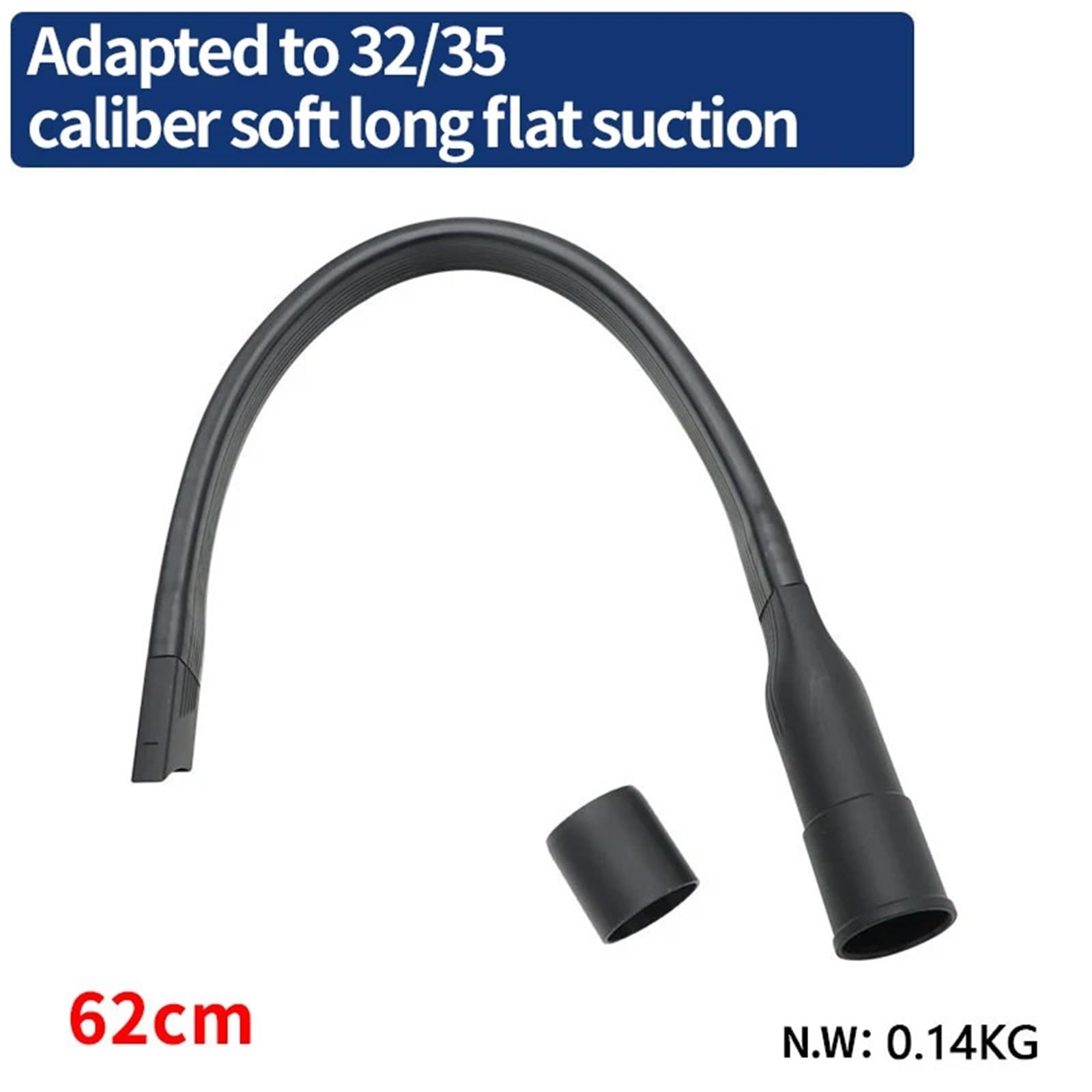 Universal 32mm/35mm Staubsauger Lange Flache Düse Saug Flexible Schlauch Rohr Haushalt Reinigung Schlauch Fugendüse