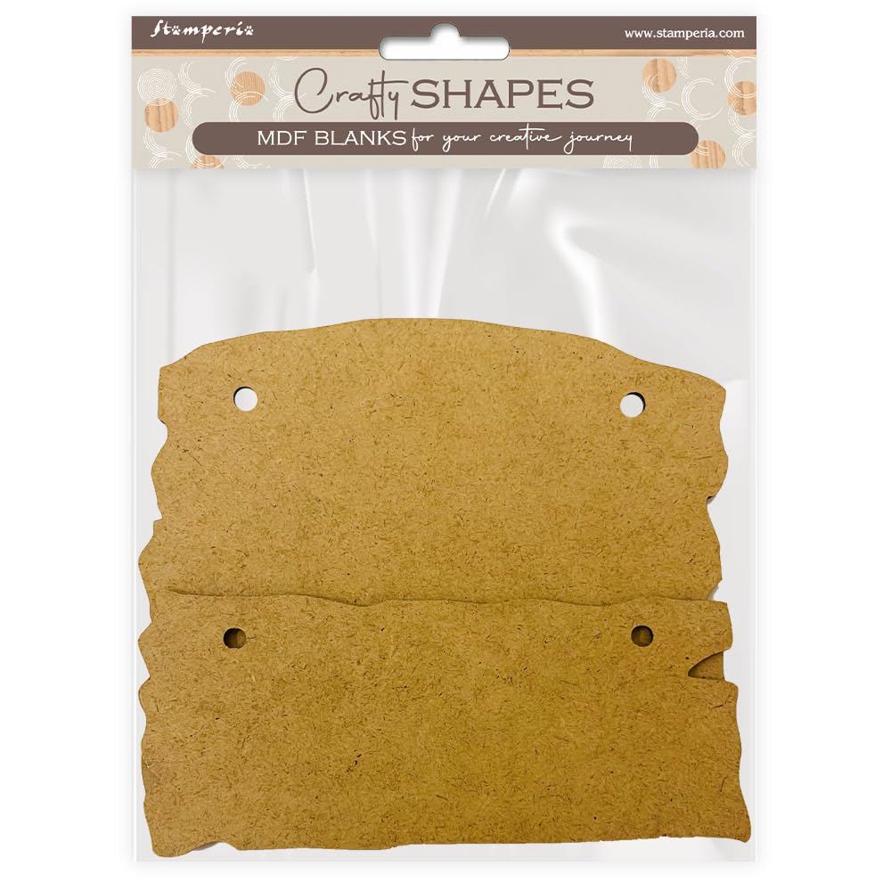 Stamperia - Crafty Shapes for Scrapbooks, Albums, Cards, Bullet Journals and More, Decorate with Papers and Paint, Perfect for Hobbies, Crafts, and Gifting (Hidden Grove, Plates)