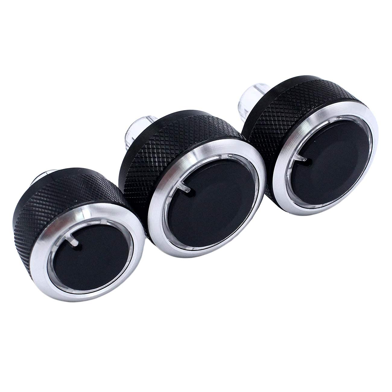 TAKPART3 Pieces Air Conditioning Control Panel Rotary Switch Heating Control Switch Button Control Buttons for MK5 B6 B7