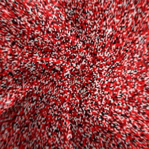 Juego funda nórdica 3D geométrica partículas rojas microfibra cama double 200x200 cm 8