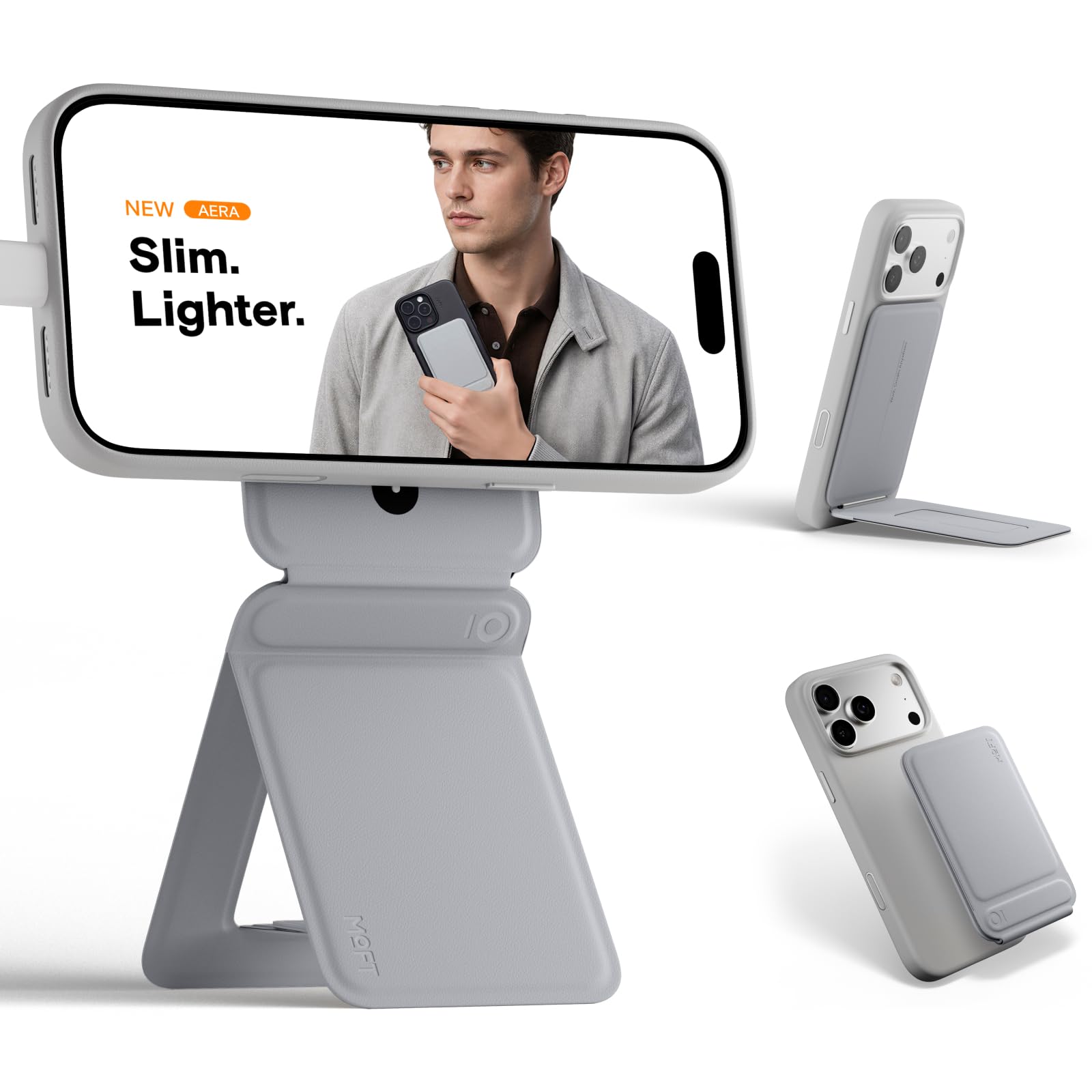 MOFT Snap Phone Tripod Stand AERA, Portable Selfie Stick, iPhone Tripod