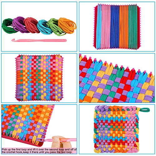 12 Colors Loop Potholder Loops Weaving Loom Loops Bulk Weaving Craft