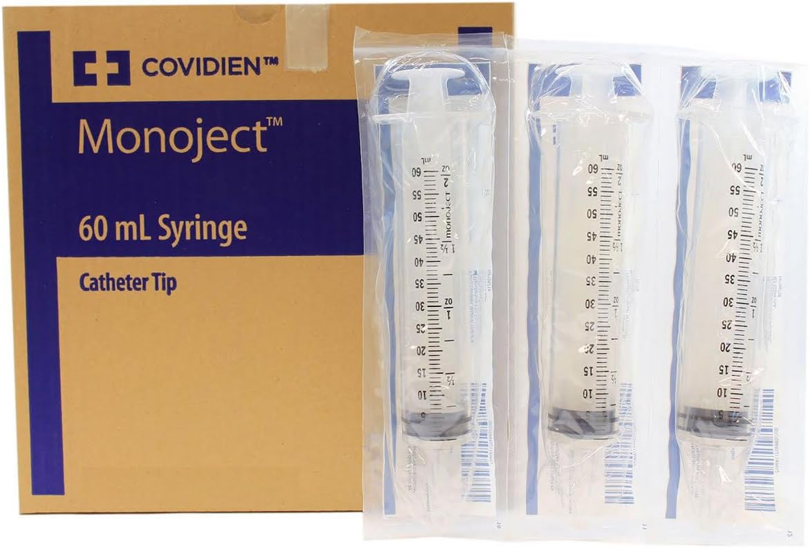 60cc Syringe Only Catheter Tip - Sterile - Box of 30