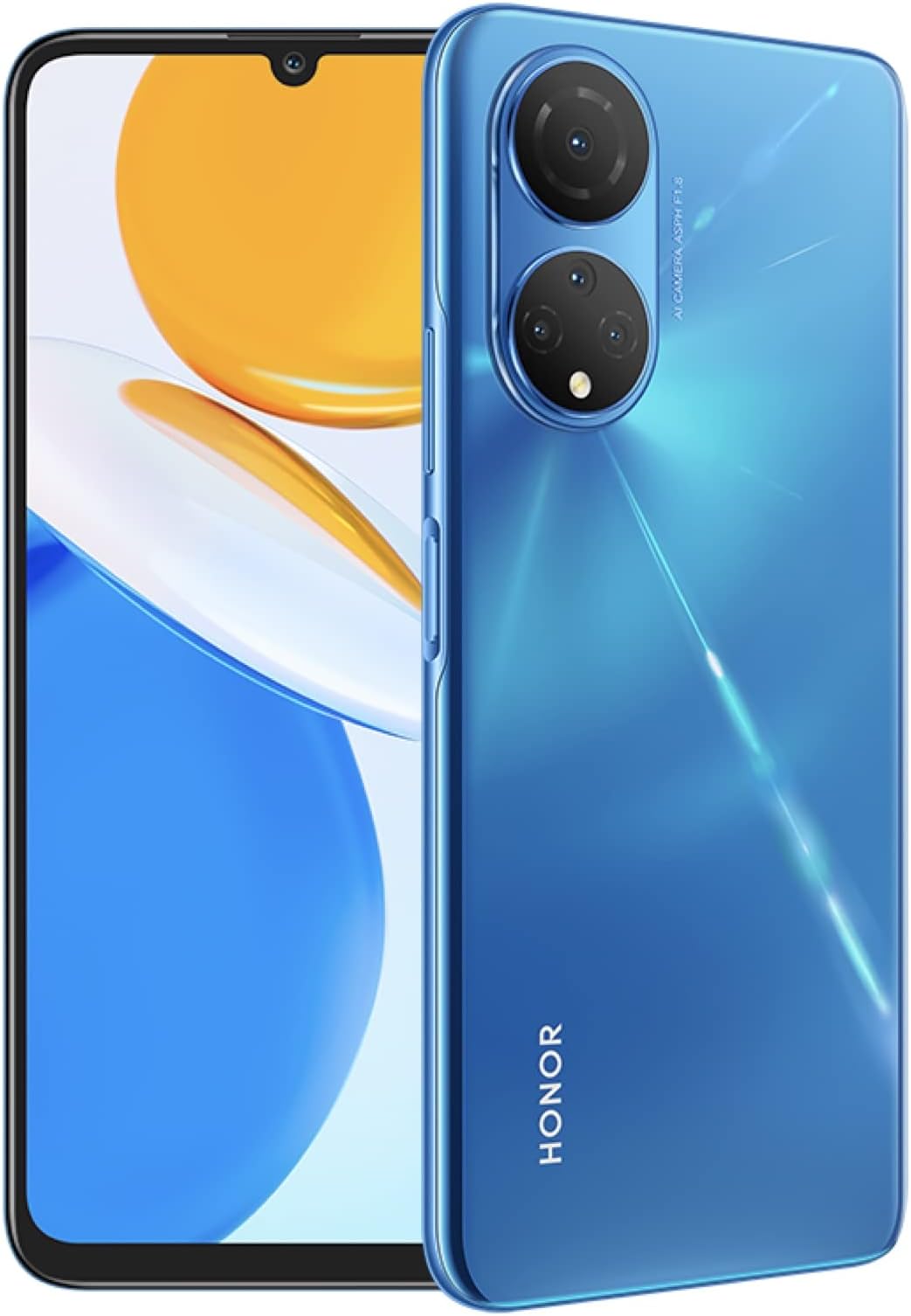 Honor X7 Android 11 Smartphone, 4Gb Ram + 128Gb Storage, 6.74” Fullview Screen With 90Hz Smooth Display, 48Mp Rear Quad Camera, 5000Mah High Capacity Battery - Ocean Blue