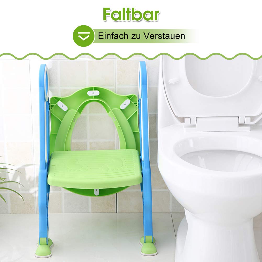Asiento de Inodoro para Niños, Asiento de Inodoro para Niños, Escalera de Inodoro con Pies Antideslizantes, Asiento de Entrenamiento