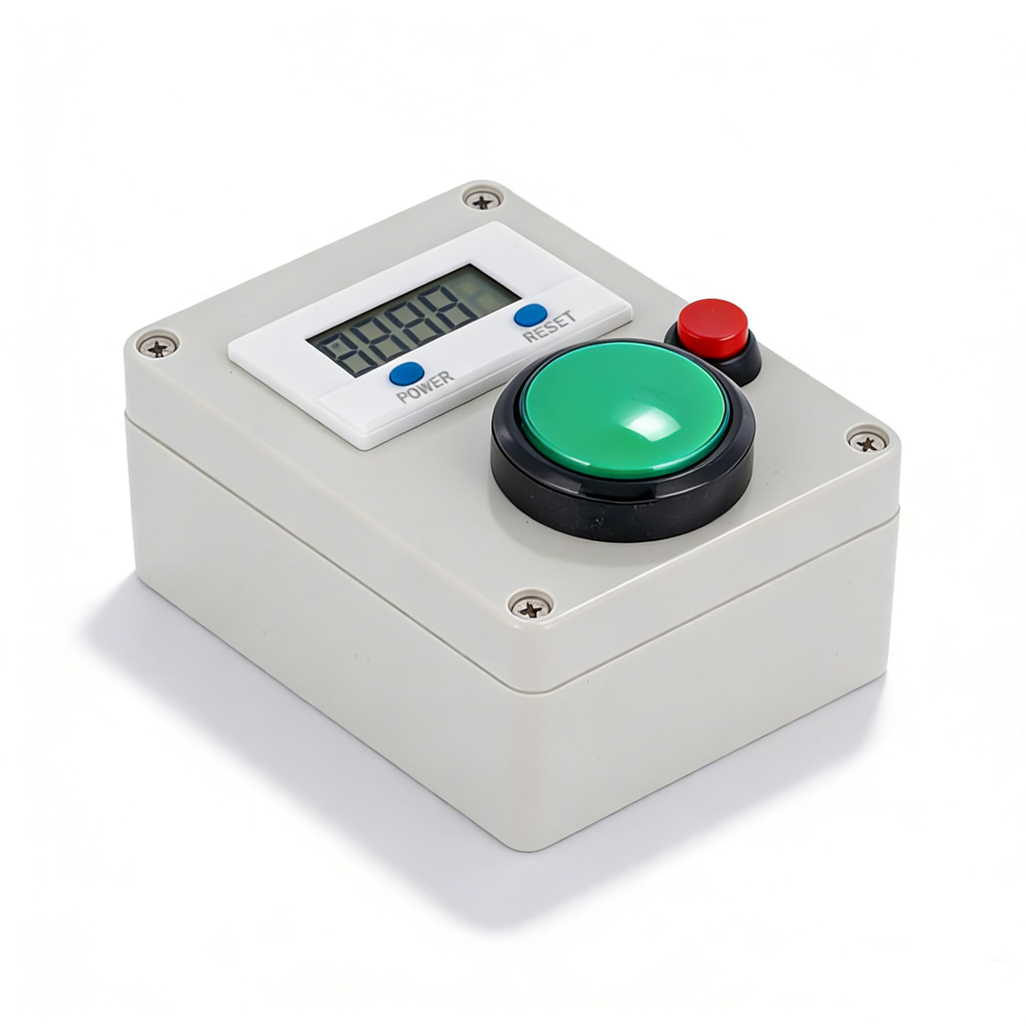 JIAWANSHUN Digitaler LED-Aufwärtszähler, 5-stelliger Druckknopf-Zähler mit Reset und Pause, automatische Abschaltung und Datenspeicherung, digitaler Rundenzähler für Schwimm-Runden-Tracker