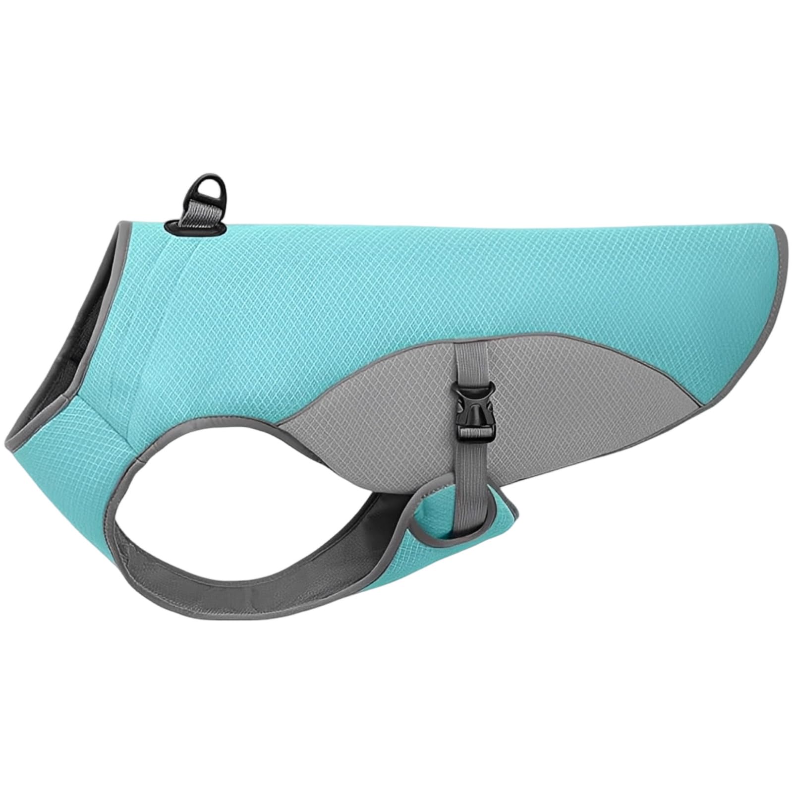 Gilet rafraîchissant pour Chien de Taille Moyenne, Taille L avec Tour de Poitrine 54,9 à 66 cm et Dos 45 cm, Maille Respirante pour Promenade et randonnée d’été, pour Chiens de 13 à 19 kg