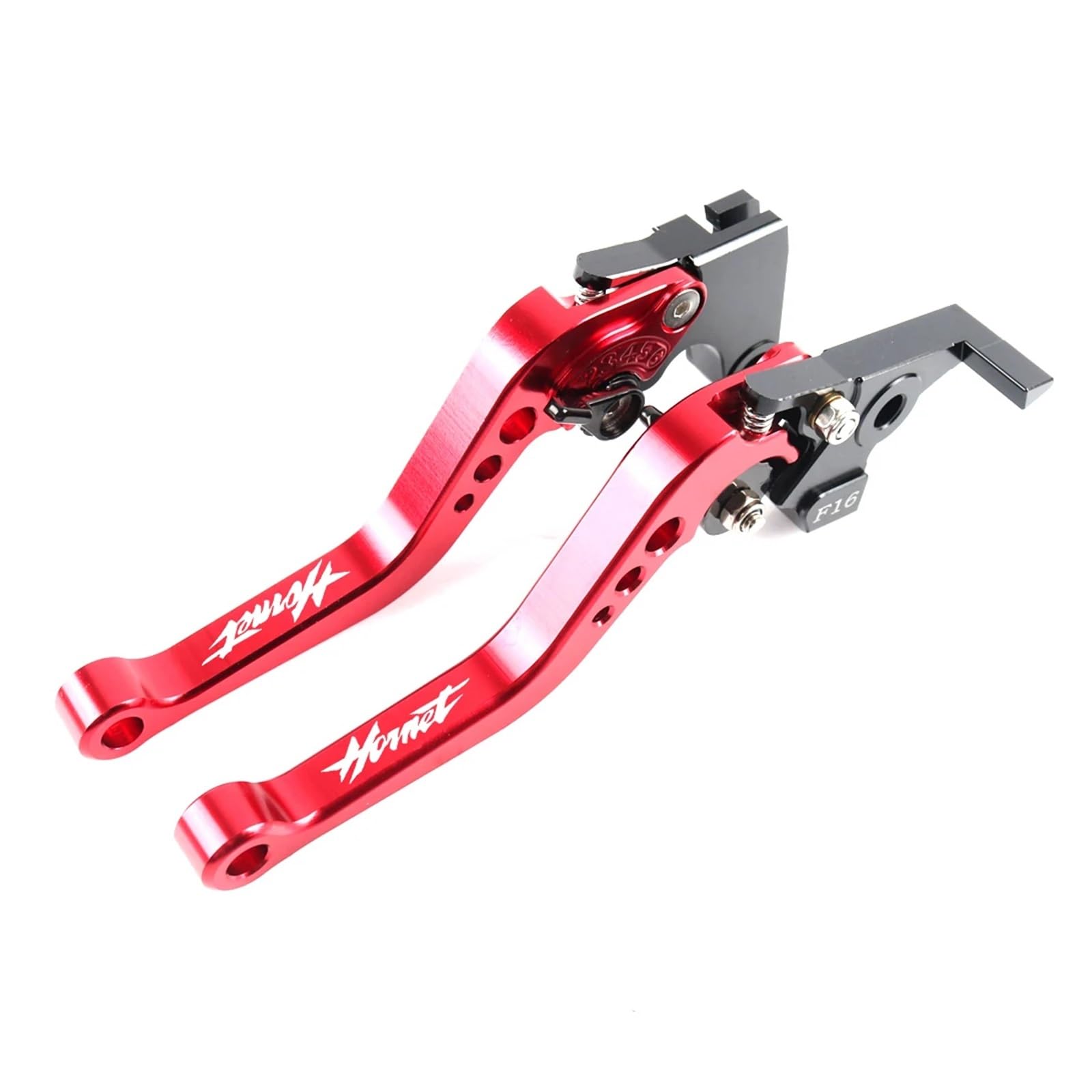 Ywqjiopm Red Motorcycle Brake Clutch Lever For Cb599/Cb600 Cb919 Cb900f For Hornet 250 Cb 599 600 919 900 F Short Brake Clutch Lever Motorcycle Accessories Handles Lever