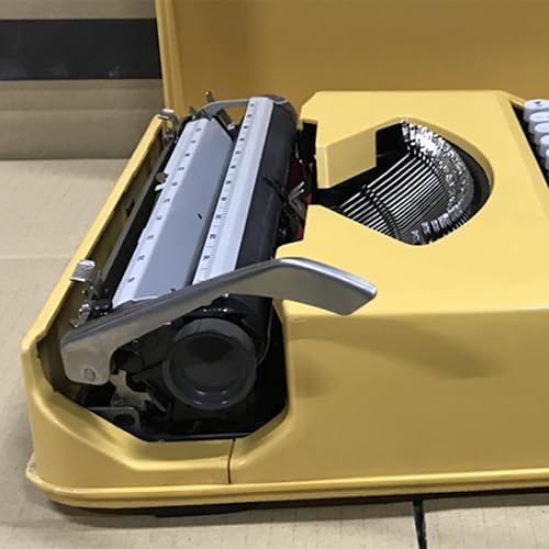 Miniatura 6 de Máquina de escribir vintage, perfecta para escribir novelas en cualquier lugar, máquina de escribir manual clásica para notas