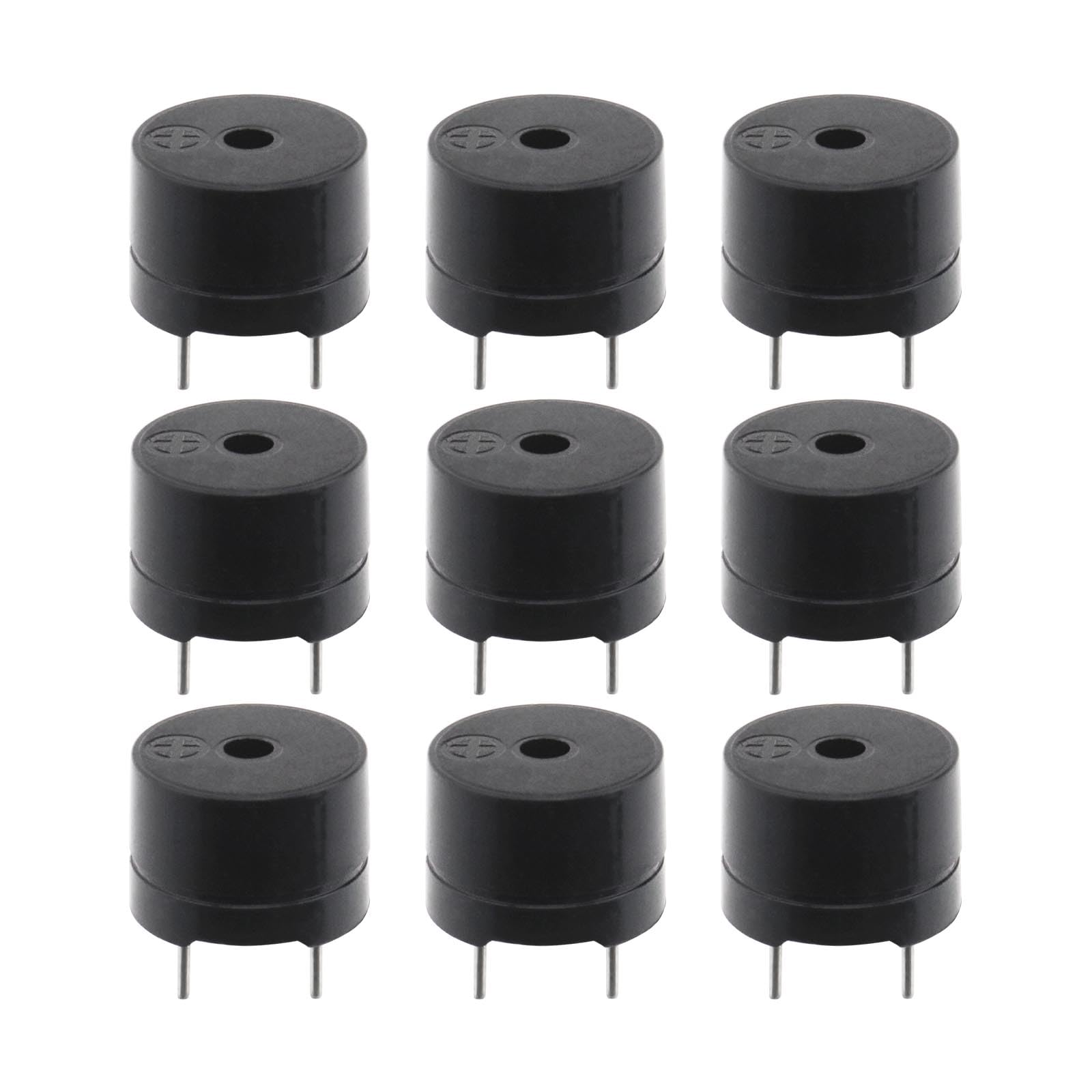 LT Easiyl 50Pcs Electromagnetic Type Piezo Buzzer 16ohm AC 2KHz 3V 5V 9V 12V Passive Buzzer Mini Loudspeakers for Printer Photocopier Alarm Electronic Car