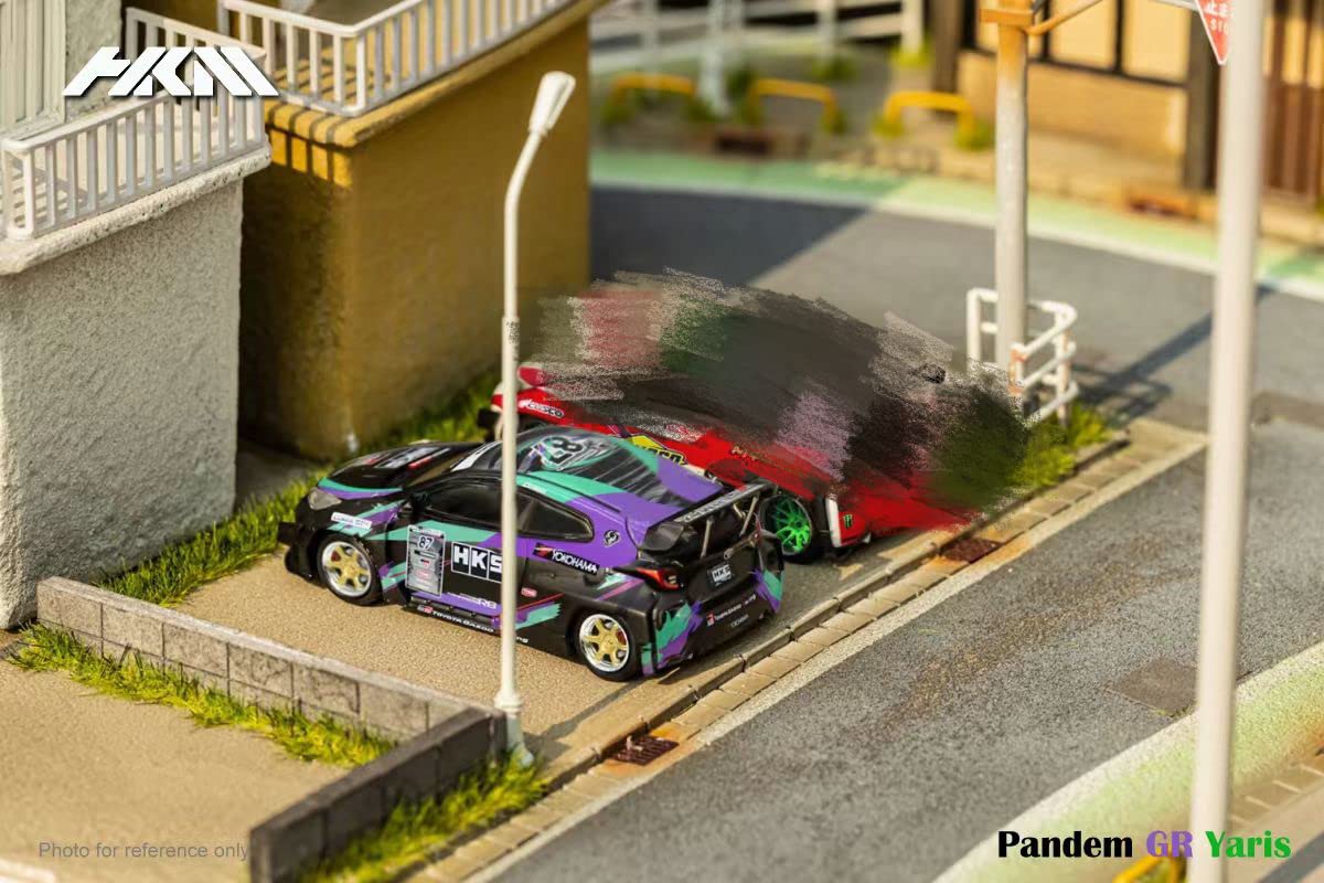 Amazon.co.jp: 1/64 HKM GR Yaris Pandem Rocket Bunny HKS ヤリス 