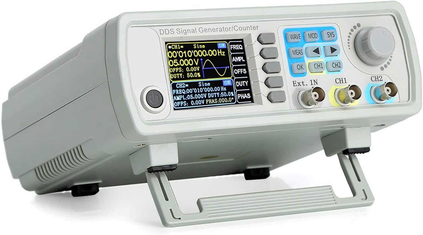Koolertron Upgraded 15MHz DDS Signal Generator Counter,High Precision Dual-Ch...