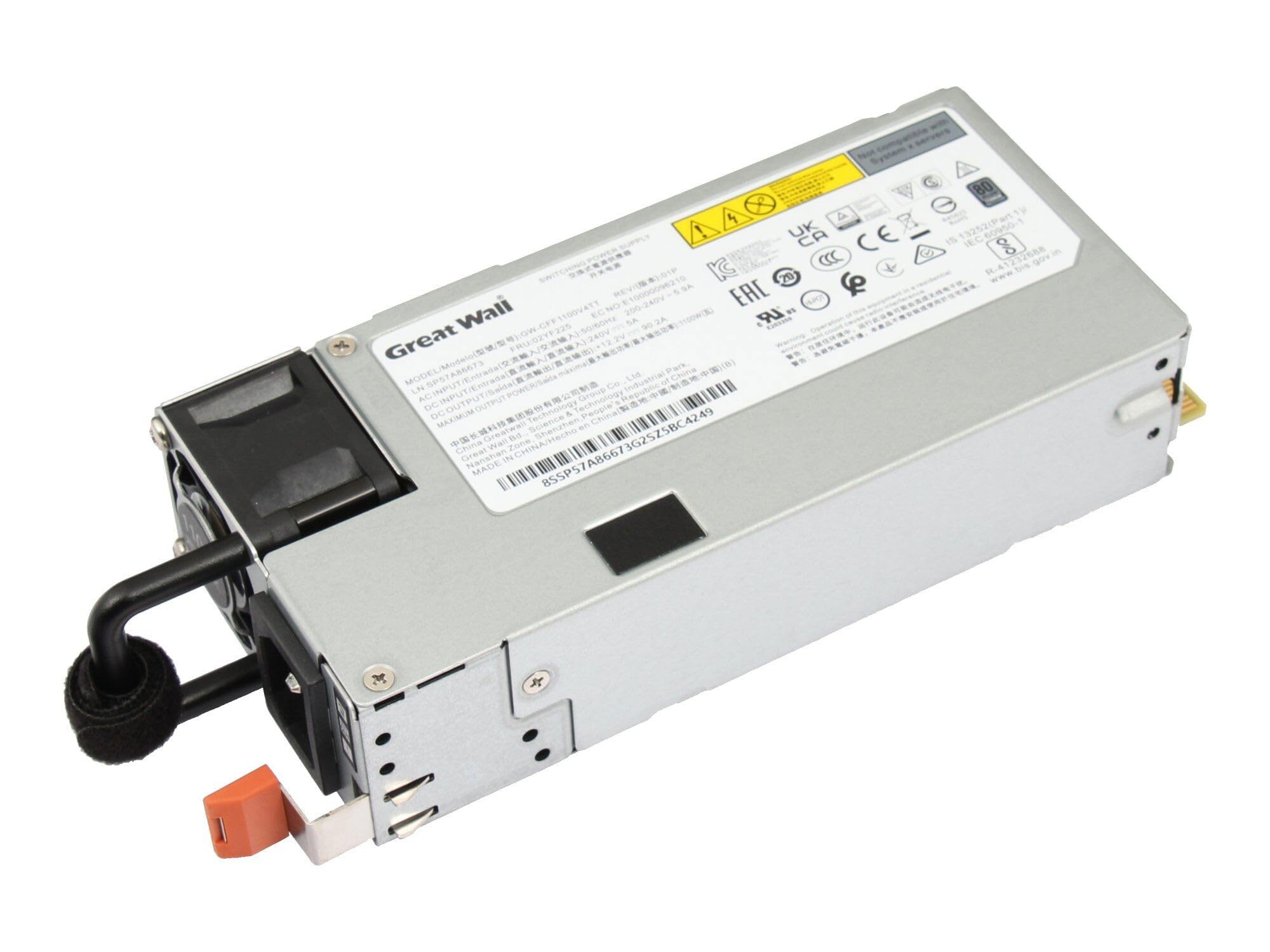 Lenovo 4P57A72666 Original Fuente de alimentación del Servidor 1100 vatios | para ThinkSystem ST650 V2 (7Z75 / 7Z74)