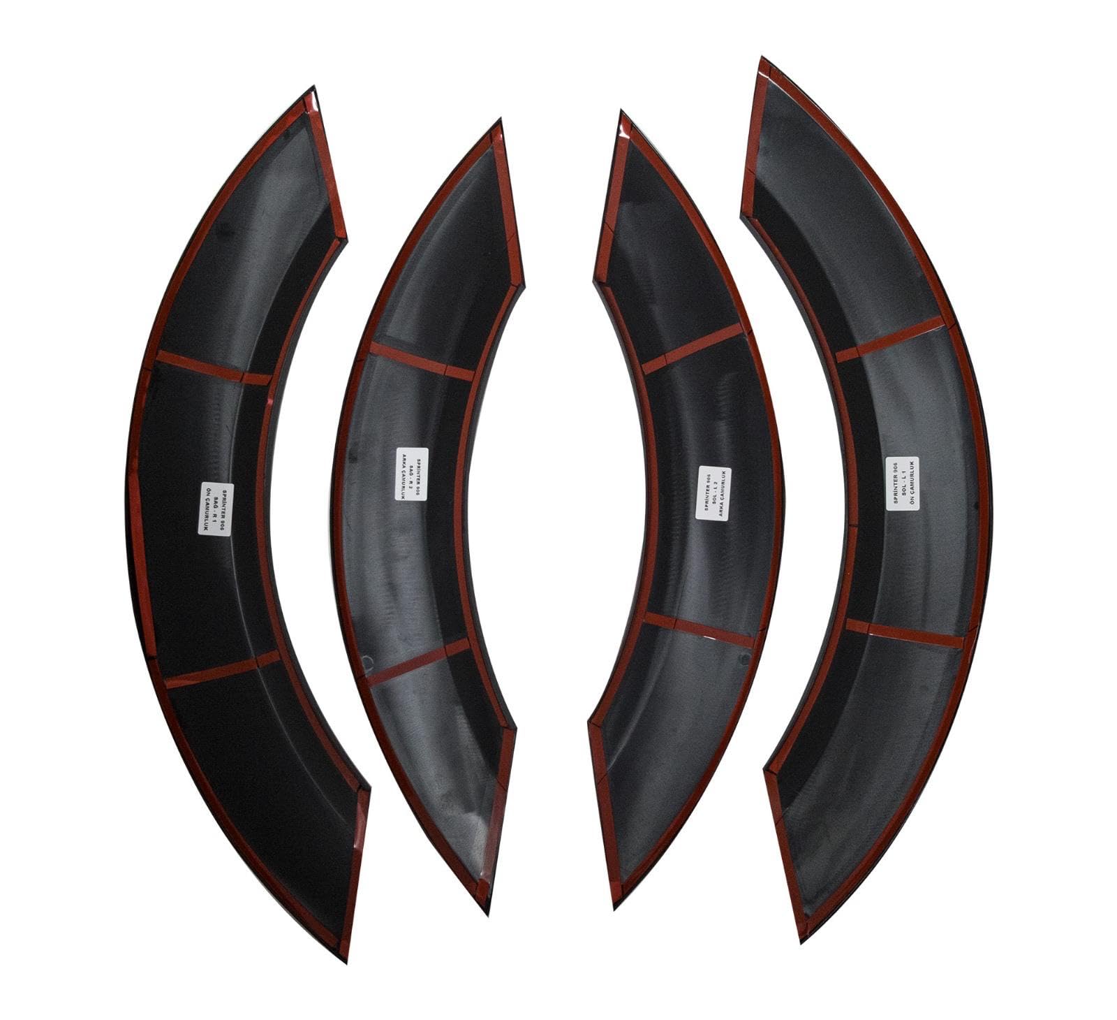 Kotflügelverbreiterung Radlaufschutz für Mercedes Sprinter W906 2010-2018 4 TLG Fender Flares
