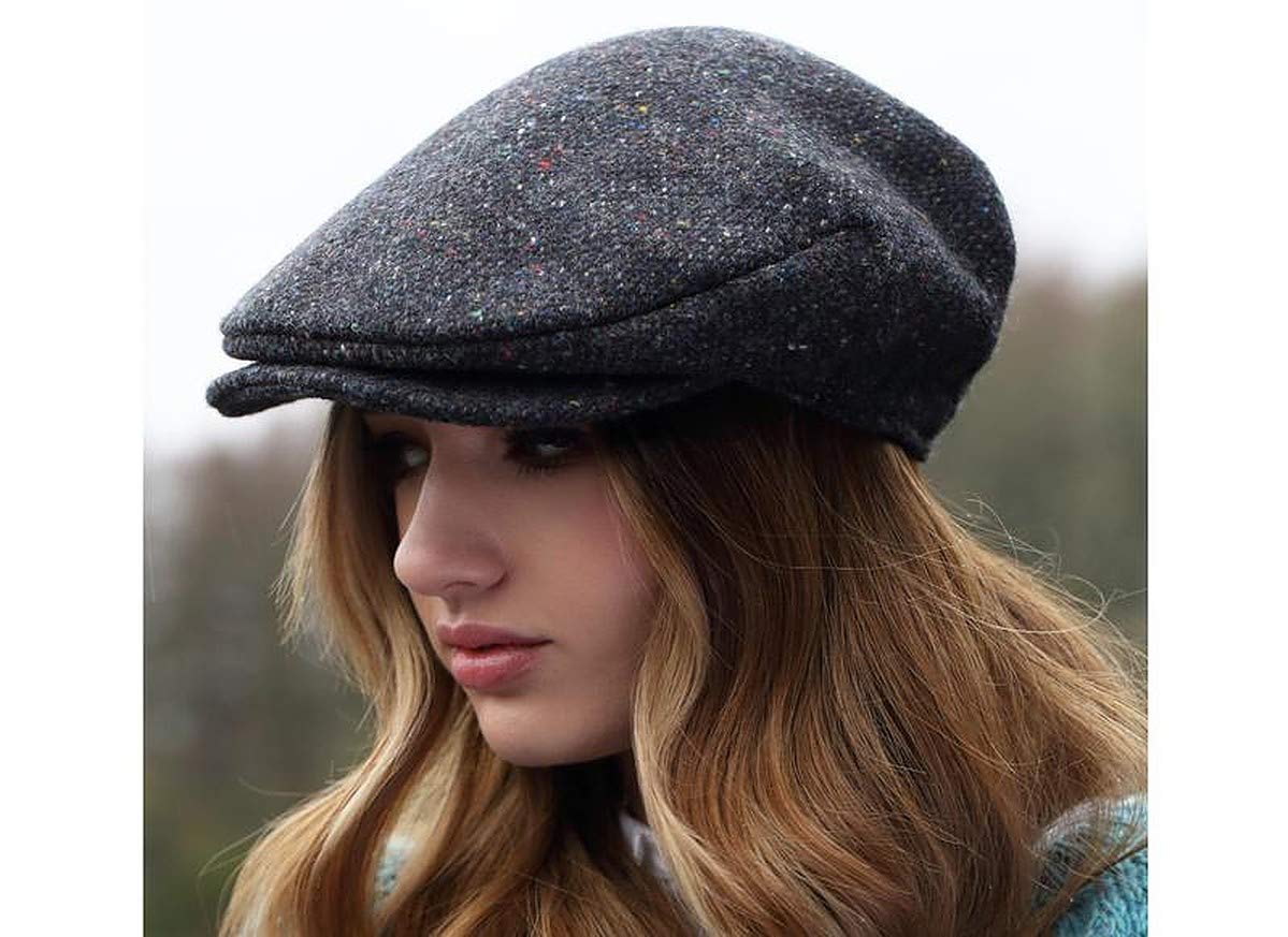 Hanna Hats Męska czapka Donegal Tweed vintage