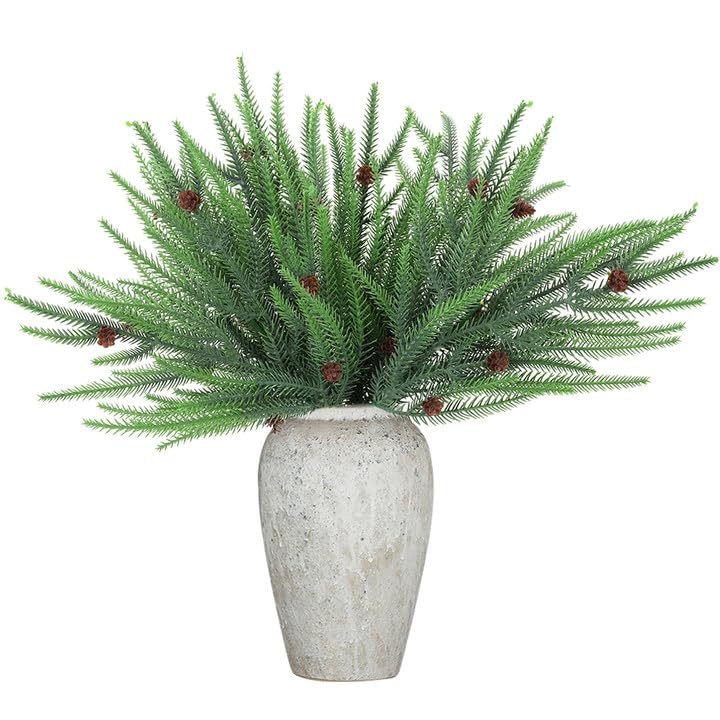 Decoración Navideña Manualidades Ramas Pino Norfolk Artificial - 30 Unidades Para Decoración Navideña Manualidades Con Ramas De Pino Decoración Navideña Manualidades Ramas Pino Norfolk Artificial - 30 Unidades Para Decoración Navideña Manualidades Con Ramas De Pino