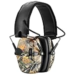 ZOHAN EM054 Electronic Ear Protection for Shooting Range with Sound Amplification Noise Reduction, Ear Muffs for Gun Range (Camo)