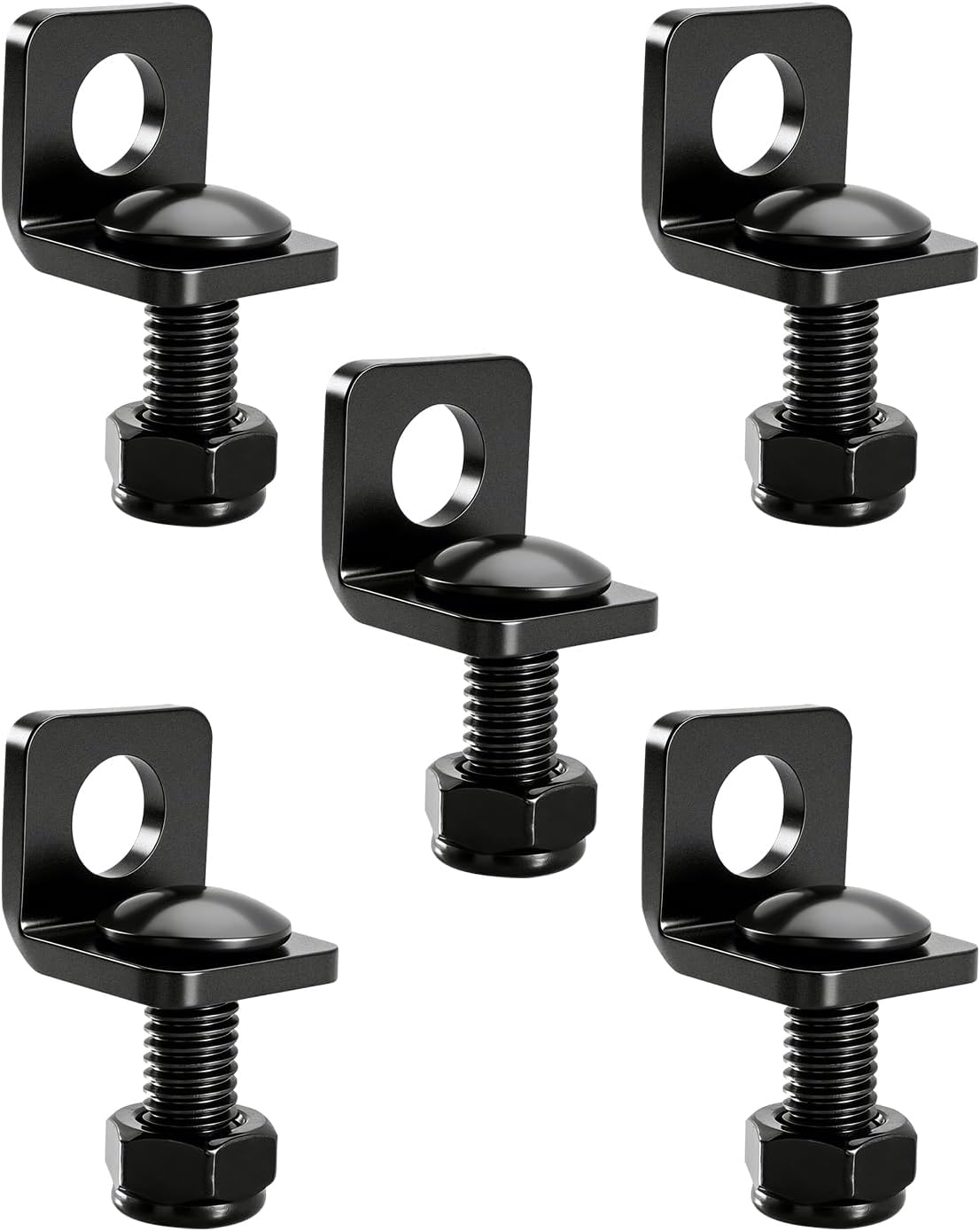 5 Pcs Tool Box Lock Tab Replacement Fits for Knaack Classic Series Tool Chests 7286, Heavy-Duty Alloy Steel Deadbolt Padlock Adapter for Cabinets & Jobsite Boxes