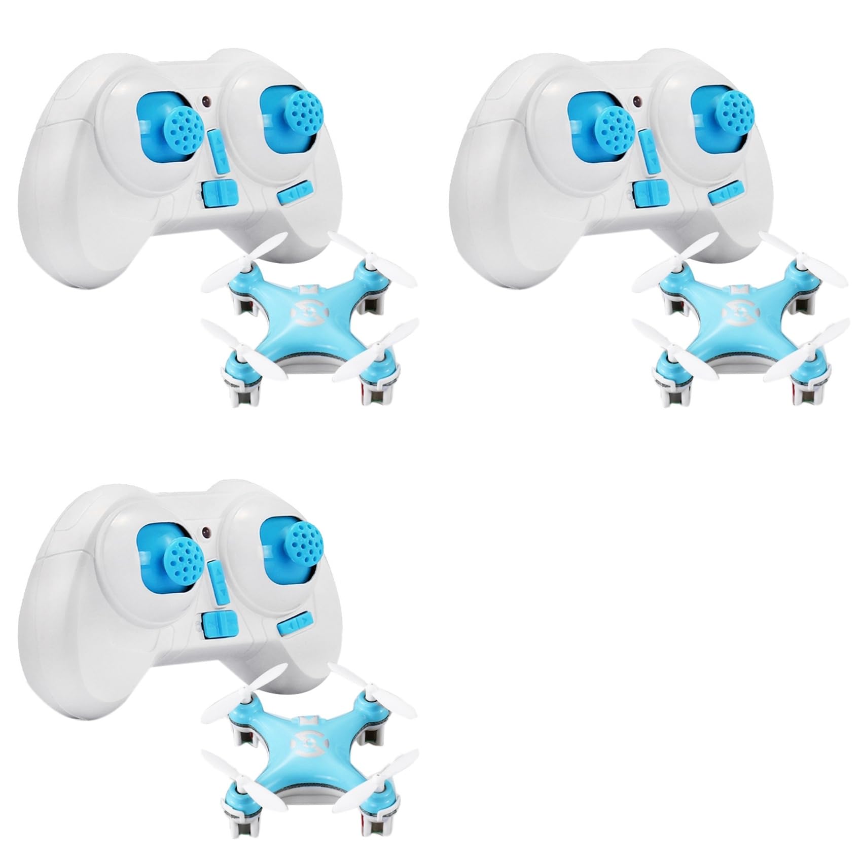 3X RC Quadcopter Cx10 Mini Drone Telecomandato 2.4G 4CH con LED Elettronico Elicottero Elettrico Aereo Giocattoli per Bambini-C