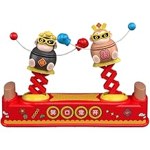 Robot Game Battles | Interactive Table Wrestling Board Game - Multiplayer Playset, Indoor Sports Playset, Punch Toys for Holiday Birthday