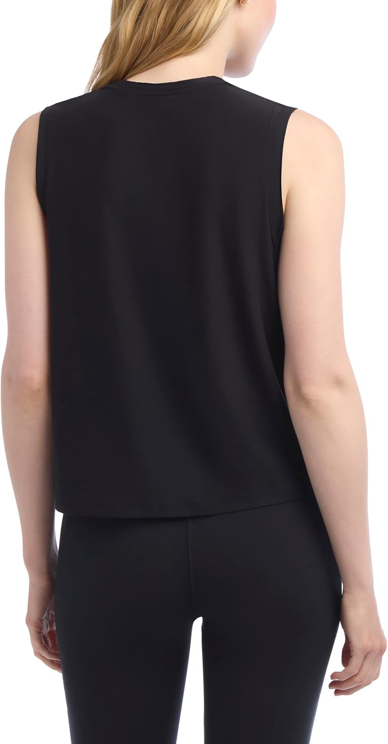 Jockey Women's 2 Pack Crew Neck Butter Jersey Muscle Tank Tops