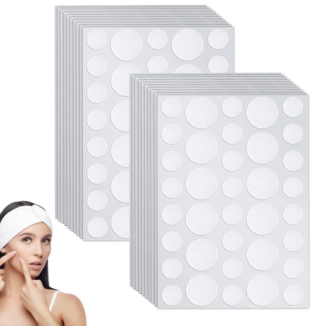 INGJIA Parches para Granos con Ácido Salicílico, Árbol de Té y Centella Asiática, reduce los granos en 8h. Parches para acné (720Pcs)