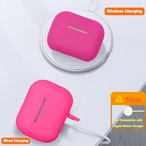 Miniatura 10 de Benbenjaytek Funda para AirPods Pro 2 AirPods Pro 2 generación 2022 protectora de silicona suave a prueba de golpes con correa de mano soporte de