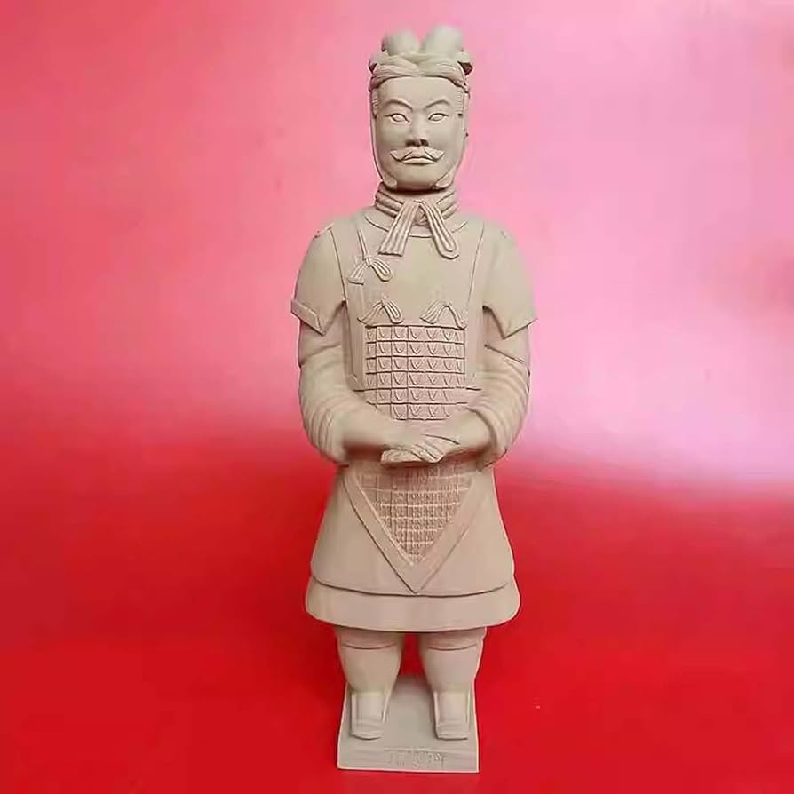 古代中国 兵馬俑 陶器製 約100cm 等身大の約1/2スケール 古代中国 兵馬俑 陶器製 約100cm 等身大の約1/2スケール