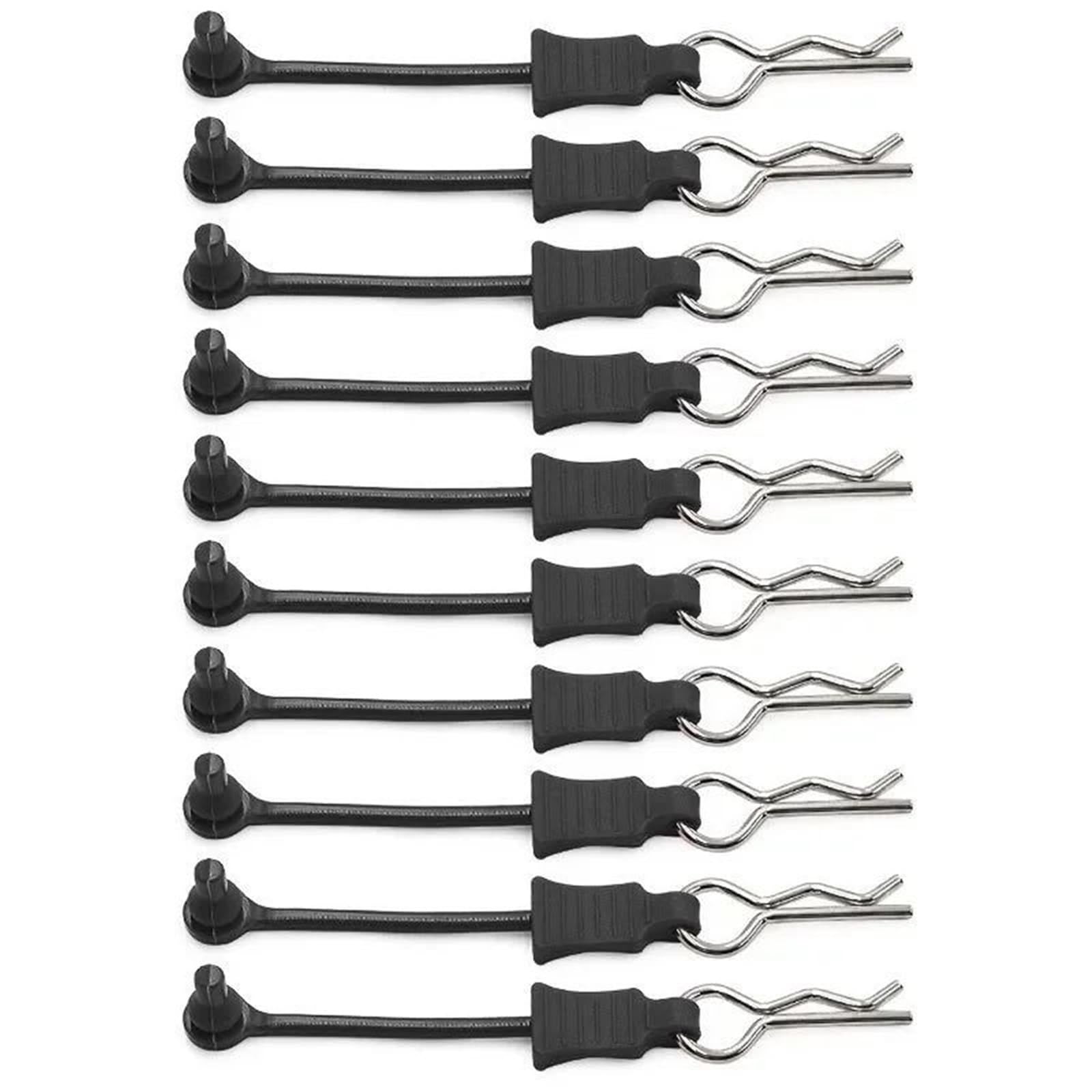 Retenedor Clip Cuerpo Acero 10Uds para Arrma 1/7 1/8 RC Coche Piezas para RC