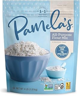 Pamela's Gluten-Free All Purpose Artisan Flour Blend, 4 Pounds (Pack of 3)