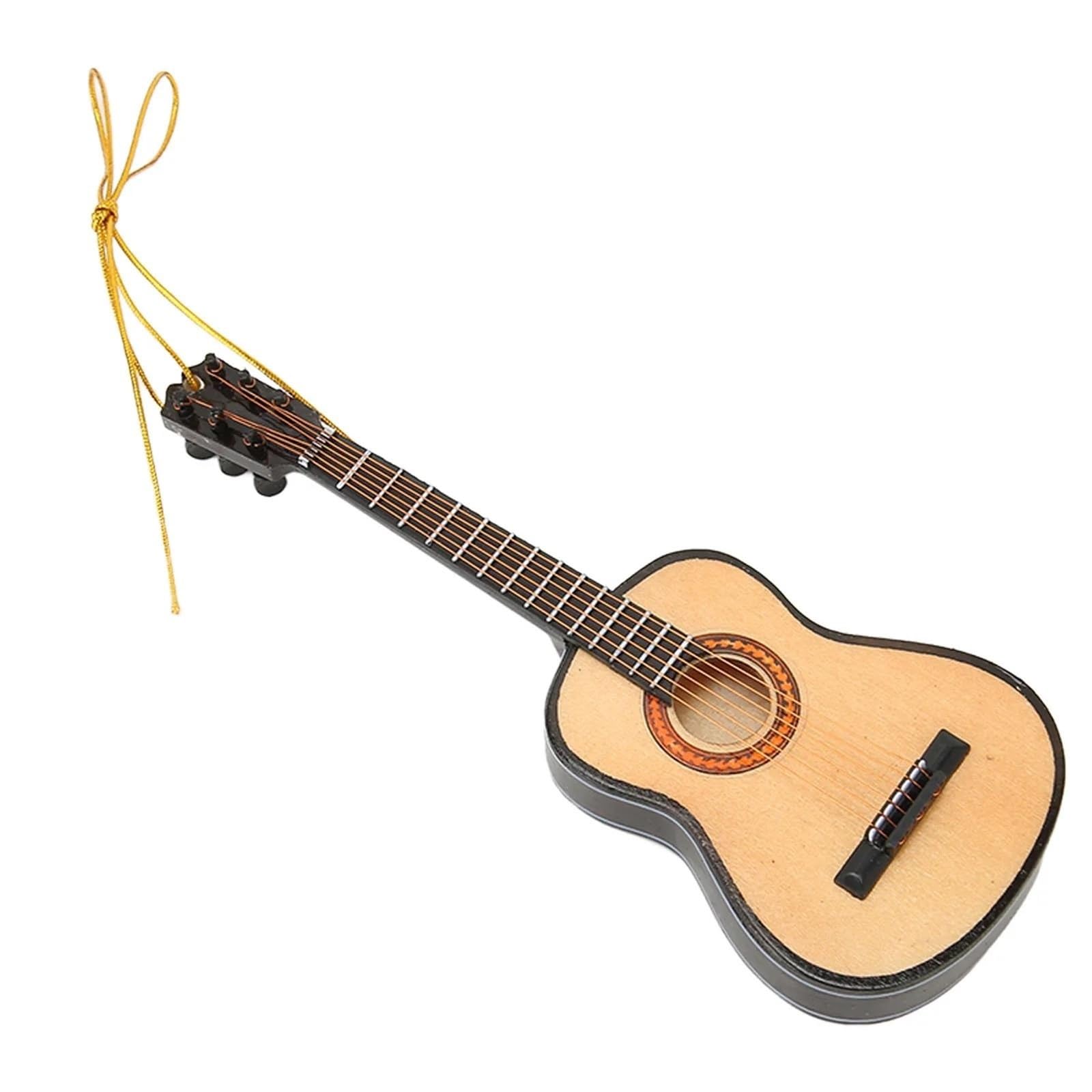 Miniature Di Strumenti Musicali I Modelli Realistici Di Mini Chitarre In Legno Possono Essere Utilizzati Per Decorare Strumenti Musicali
