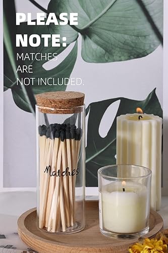 Vista 5 de Juego de 2 tarros de cristal para casa de campo con tachuelas y tapa de corcho, juego de 2 tarros de cristal de granja para decoración del hogar