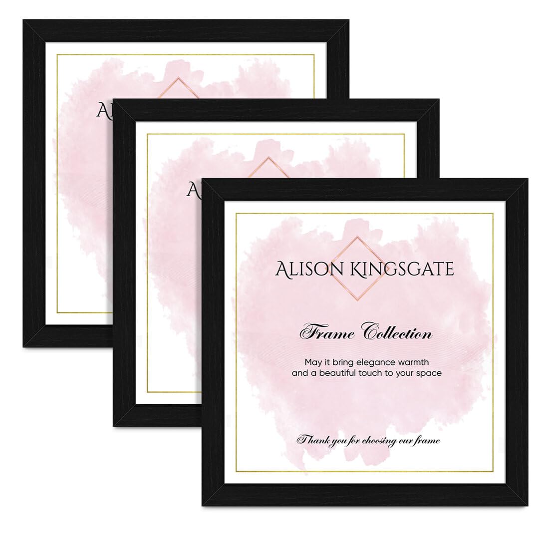 Alison Kingsgate Black Picture Frame for Photo 80X80CM - Pack of 3 — image 1