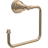 Delta Mylan (1-Pack) Hand Towel Holder Champagne Bronze Towel Racks for Bathroom Wall Square Towel Ring Holder for Bath Towel Hanger for Kitchen, Bathroom Accessories MYN46-CZ