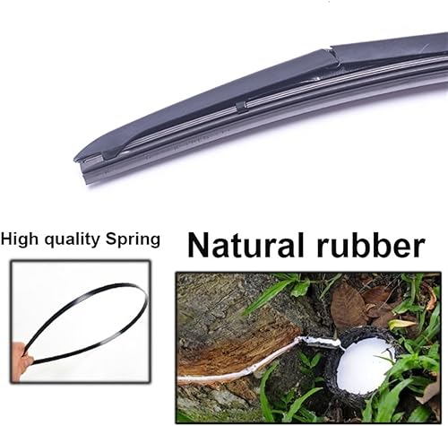 Miniatura 5 de Escobillas de limpiaparabrisas delantero compatibles con Jeep Grand Cherokee MK3 2005-2010 para parabrisas de ventana de automóvil, cepillos de